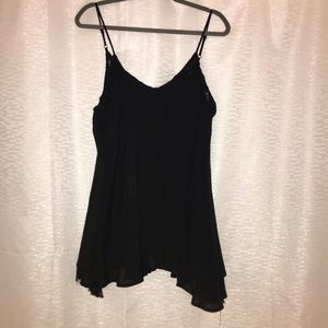 Poetry Shark Bite Flowy Tank Dress